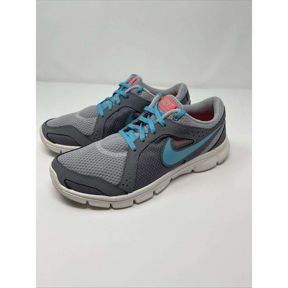 Nike Flex Experience RN 2 Womens 8.5 Gray Blue Running Shoes